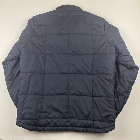 I. Spiewak And Sons Quilted Insulated Jacket Men’s L Black Full Zip Polyester - Picture 3 of 13